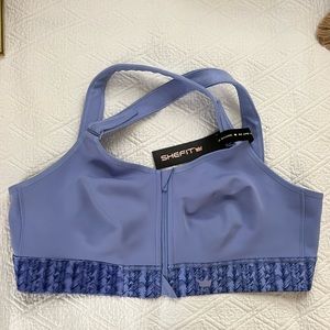 NWT 2Luxe SheFit The Flex Sports Bra - Periwinkle